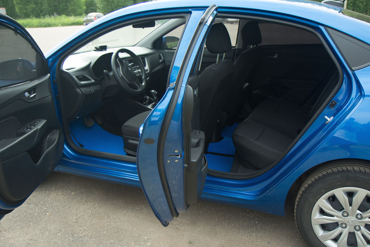 Автомобильные коврики EVA полный комплект с багажником