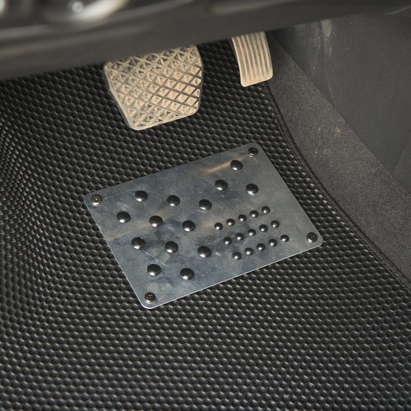 Автомобильные коврики EVA подпятник алюминиевый